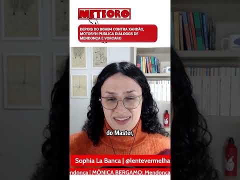 DEPOIS DO B0MB4 CONTRA XANDÃO, MOTORYN PUBLICA DIÁLOGOS DE MENDONÇA E VORCARO