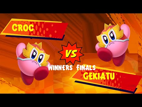 Croc (Blue Wrestler) vs Gekiatu (Yellow Wrestler) Kirby Fighters 2 Japan International Winners Final