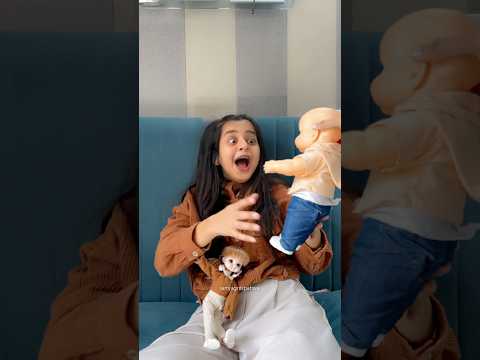 When You Become a Mom👩🏻‍🍼of Your Doll🤣 #motherhood #mummy #jagritipahwa #childhood #nostalgia