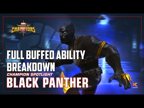 Black Panther Full Buffed Abilities Breakdown!- May Buff Overvies |Marvel Contest Of Champions