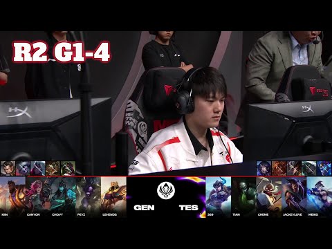 GEN vs TES - Game 4 | Round 2 LoL MSI 2024 Main Stage | Gen.G vs Top Esports G4 full game