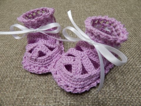 ponerse nervioso Sherlock Holmes intelectual Zapatitos para niña a crochet | Manualidades