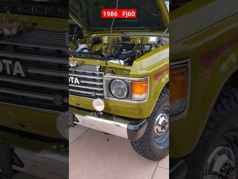 Fully restored 1986 Toyota FJ60 Land Cruiser