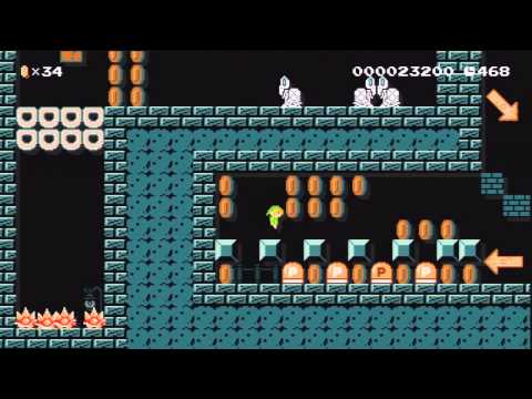 Super Mario Maker - The legend of zelda Dungeon