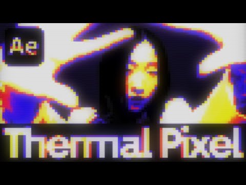Thermal Pixel Effect (Typography and Photo) | After Effects Tutorial