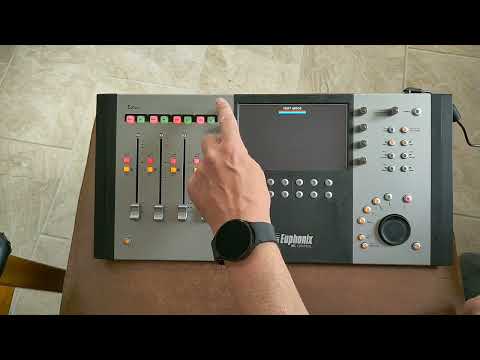 MODULE SURFACE / Euphonix AVEC REMOTE JL COOPER ET analyseur DK AUDIO