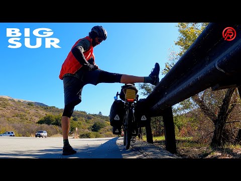 Killer Cycling in Big Sur - Bicycle Touring the Pacific Coast Bike Route -  Ep8