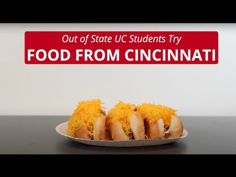 Out-of-State State Students Try Iconic Cincinnati Foods