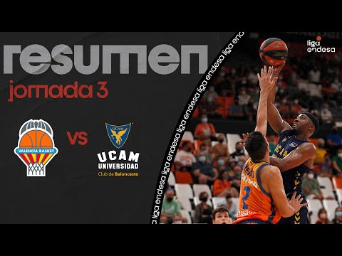 Valencia Basket - UCAM Murcia (86-91) RESUMEN | Liga Endesa 2021-22