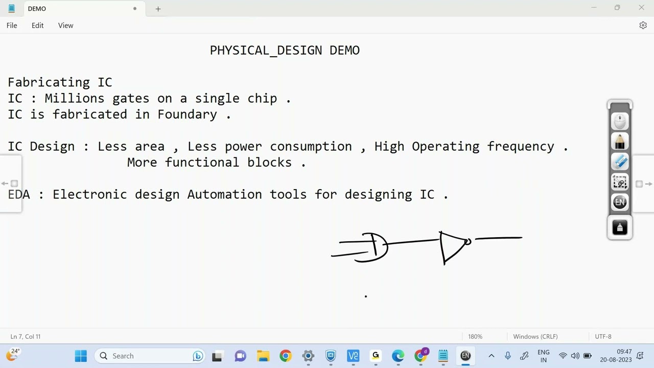 Physical design demo session 20Aug2023