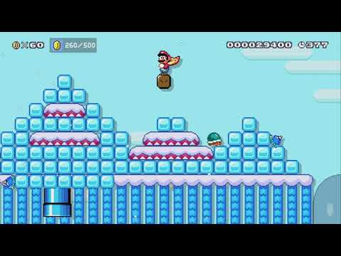 El tesoro del templo de cristal by Pakichu - Super Mario Maker 2 - No Commentary 1bw