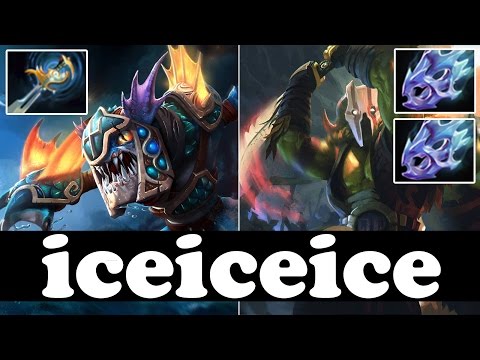 iceiceice Plays Slark With Echo Sabre And Juggernaut WITH 2 MOON SHARDS - Dota 2