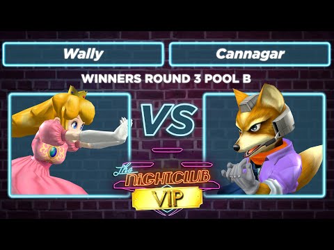The Nightclub VIP: Wally (Peach) vs Cannagar (Fox) - WR3 SSBM Pool B