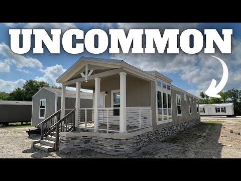 ROCKING 2 bed/2 bath single wide mobile home w/ tiny house vibes! Prefab House Tour