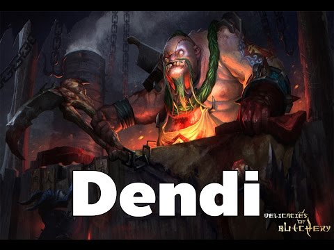 [Dota2] Team Navi Dendi Play Pudge Mid Ranked MMR Game  [ Dendi Gameplay ]