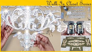 Glam Furniture Appliques || DIY Walk-In Closet Custom Design Series #3