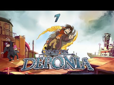 Chaos on Deponia - 100% Walkthrough Part 7 : The Submersible