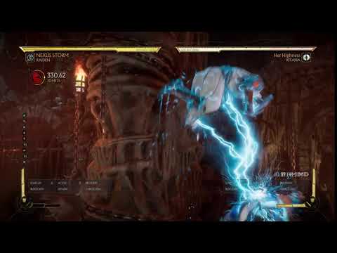 MK11 Ultimate Raiden: Corner combo with AMP Lightning Storm