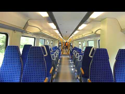 Talent 2 Ansage auf der RE9 (Aachen-Siegen) vor Eschweiler HBF mit Seitenansage