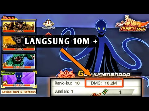 TONTON BIAR GAK DIJADIIN OSENG 🐙 | GUIDE BOSS CLUB GERYUGANSHOOP | One Punch Man The Strongest