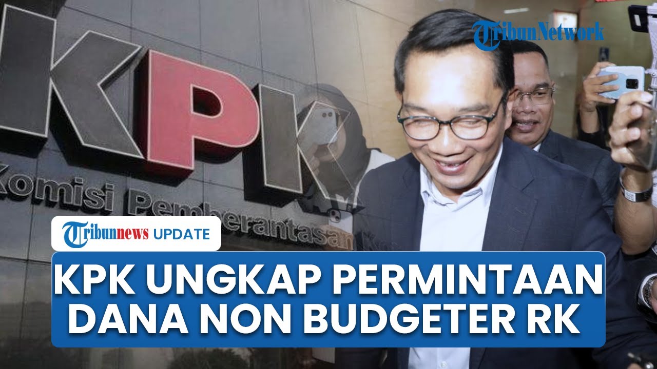 KPK Isyaratkan Ada Permintaan Dana Non-budgeter oleh Ridwan Kamil saat Jabat Gubernur Jabar