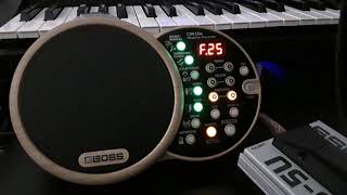 Video thumbnail for BOSS DR-01s   Rhythm Partner    🥁     Demo of the factory preset rhythms     🎵     Top sound by GongX-Keys