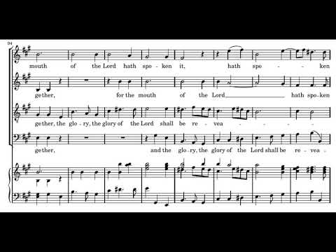 Händel: Messiah - 4. And the glory of the Lord - Gardiner Video