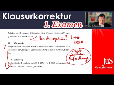 Klausurkorrektur im Examen - Tipps direkt vom Prüfer