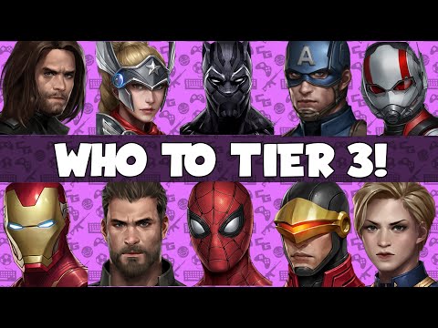 WHO TO TIER 3! - Marvel Future Fight Tier 3 Selector Guide