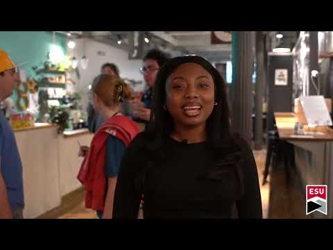 ESU Students Visit Easton Small Business Owners