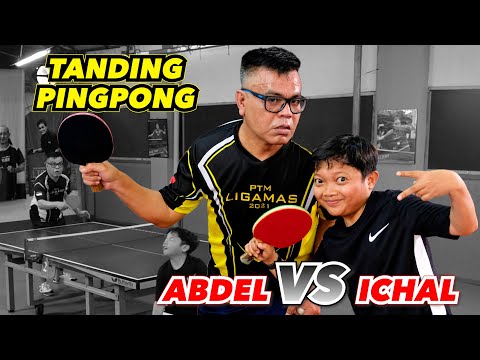TANDING PINGPONG LAWAN ICHAL KATE