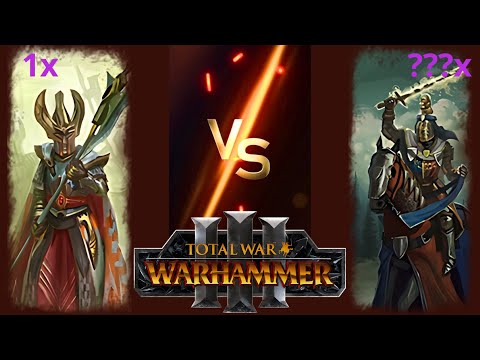 How Many Grail Guardians Are Needed to Beat 1 Phoenix Guard 1by1 in Total War: Warhammer 3?