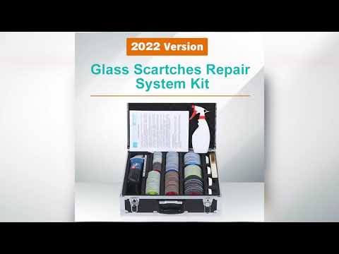 2022 version Glass Scratch Repair System Kit Demonstration