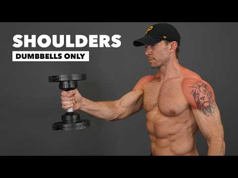 Full Shoulder Workout with Dumbbells (Stronger & More Defined Shoulders)