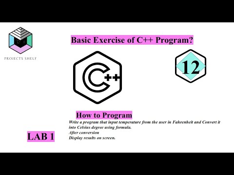 1.16 -- Write a C++ program for Fahrenheit to Celsius  for beginners in Urdu.