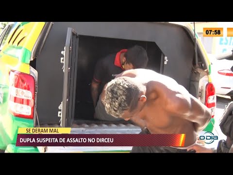 Polícia prende dois homens suspeitos de praticarem roubos no Frei Damião 02 06 2021