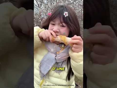 Cette Fille Fabrique Une Robe en Mangeant des Carottes ! 😱🐰#shorts