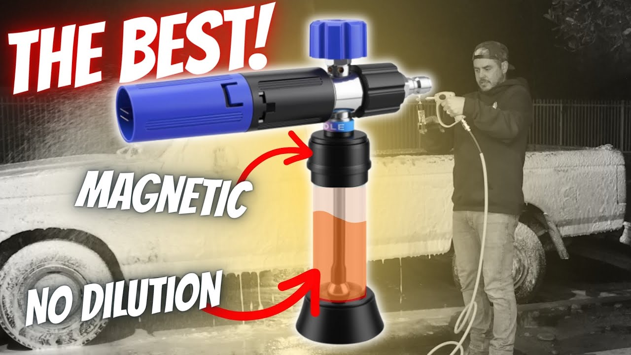 BEST MINI FOAM CANNON - NO DILUTION REQUIRED WITH METERING TIPS!