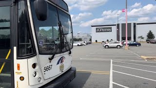 New Jersey Transit: 2011 NABI 40-SFW(416.15) #5667 On Route 712 @ Willowbrook Mall Shoppers Stop