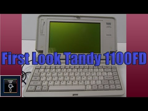 Tandy 1100 FD First Look - Tandy Lab!