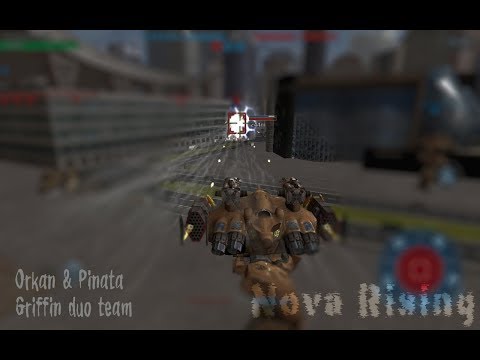 War Robots gameplay: Orkan/Pinata Griffin duo