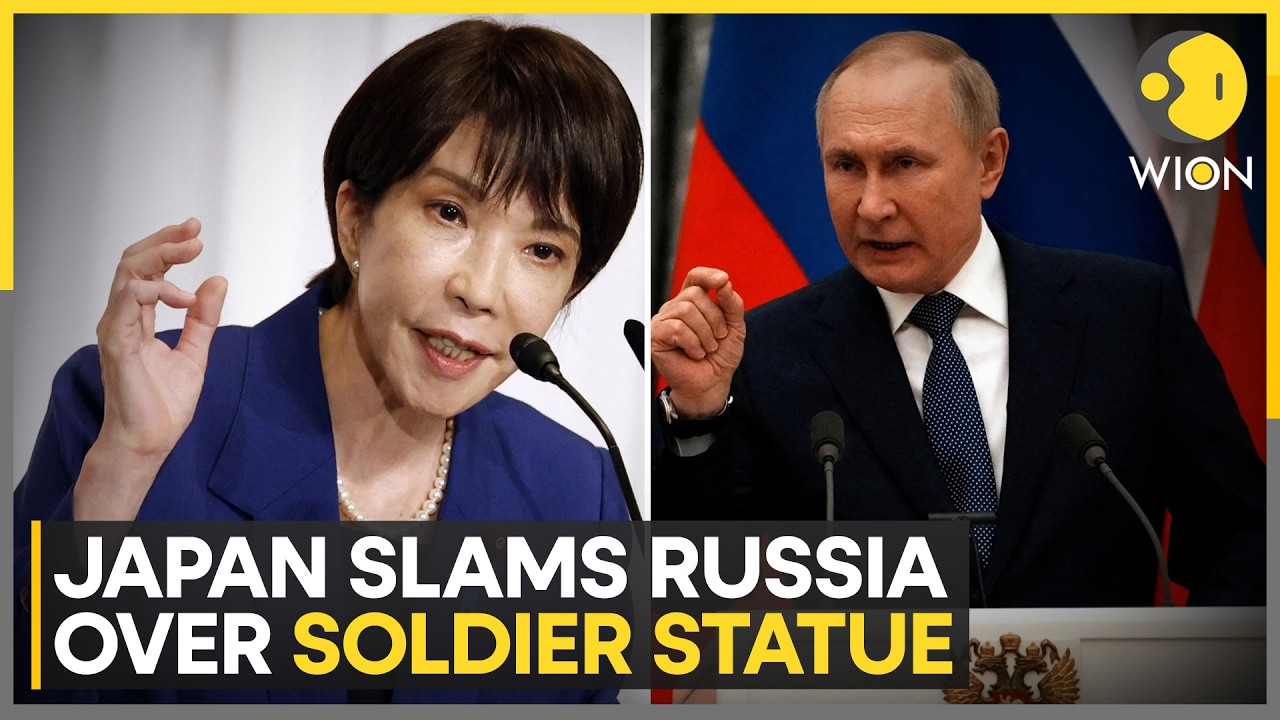 Russia Defends Soviet Victory Monument: 15-Metre Soviet Soldier Statue Unveiled In Khabarovsk | WION