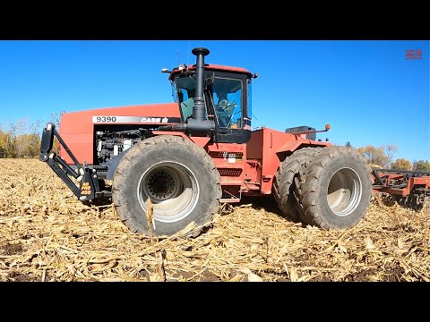 CASE IH 9390 STEIGER Tractor Disk Ripping