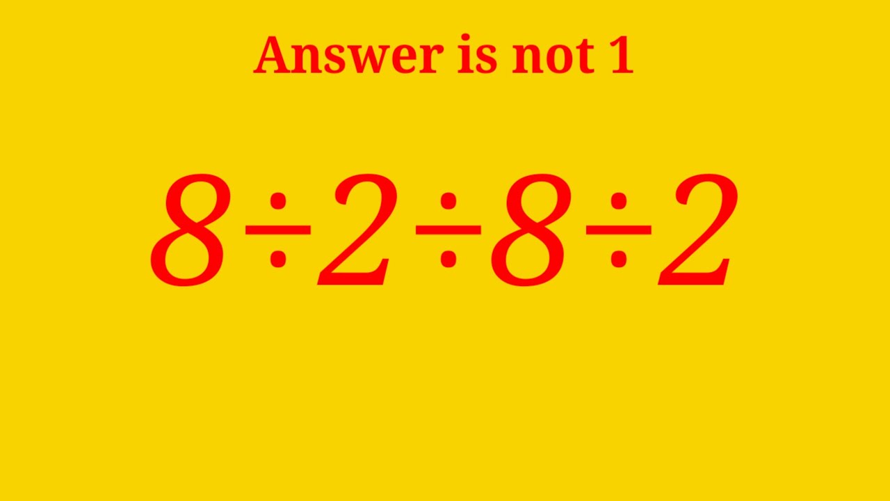 The math problem challenges almost everyone!