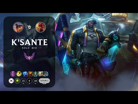 K'Sante Mid vs Annie - KR Master Patch 13.22