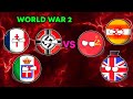 ⚔WW2 IN A NUTSHELL🌏☠ | Revival Of The EMPIRES🌐🥶 || [🥵Germany VS Britain]⚔ #shorts #countryballs #ww2