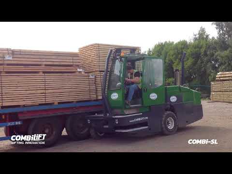 COMBI- SL: Multi-directional 3 Wheel Side-loader - safer material handling of bulky and long loads