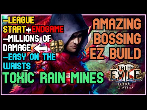 [3.13] Toxic Rain Mines Trickster - League Start Endgame FULL GUIDE - MELT AND SLOW ALL TEN BOSSES