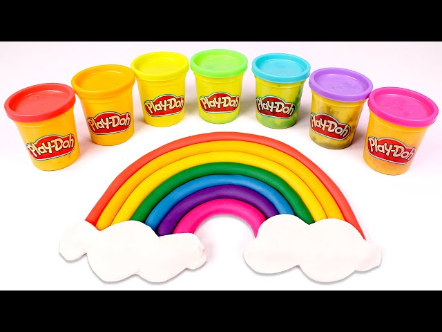 Vídeo relacionado con Play-Doh Pack de 8 Botes Arcoíris, Plastilina de Colores Surtidos No Tóxica para Niños y Niñas de 2 Años o Más, Manualidades de Navidad Infantiles