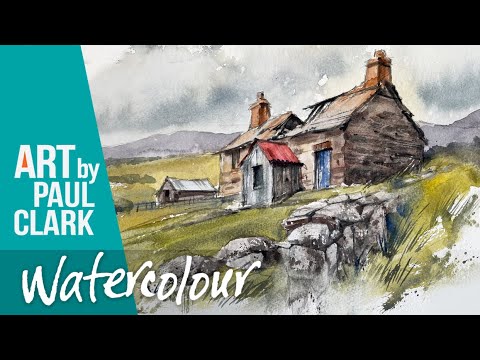 How to Paint an Abandoned Croft in Watercolour